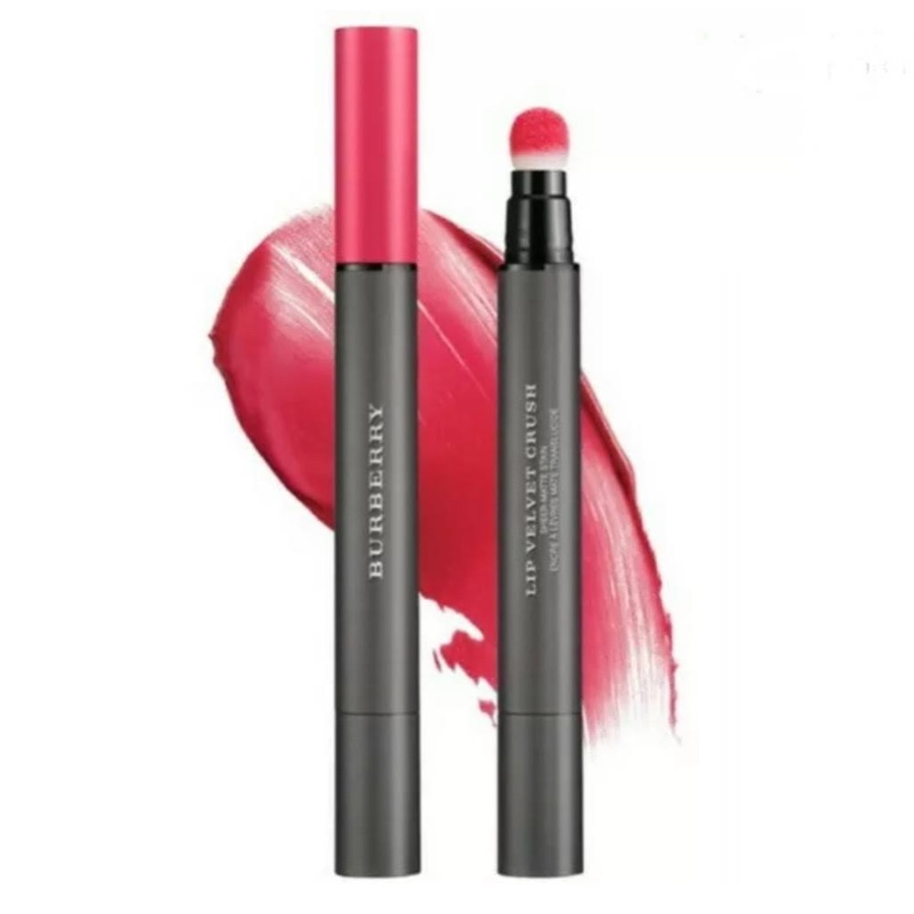 NIB Burberry Lip Velvet Crush in Magenta
